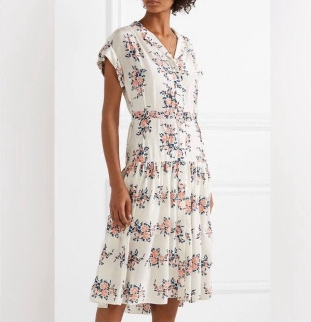 NWT Veronica Beard Meagan Floral Midi Dress